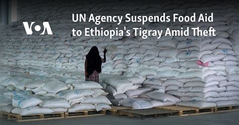 UN agency suspends food aid to Ethiopia’s Tigray amid theft